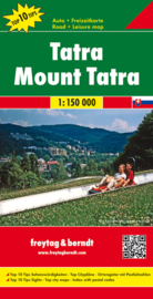 Wegenkaart Hohe Tatra | Freytag & Berndt | 1:150.000 | ISBN 9783707907674
