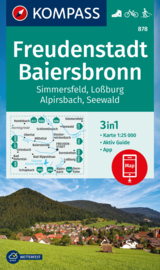 Wandelkaart Freudenstadt - Baiersbronn | Kompass 878 | 1:50.000 | ISBN 9783991212737