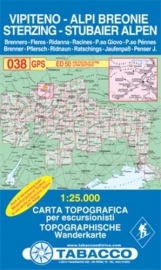 Wandelkaart Vipiteno - Albi Breoni  - Sterzing | Tabacco 38 | 1:25.000 | ISBN 9788883150388