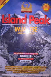 Wandelkaart / Klimkaart Island Peak 6189 meter | Nepa Maps | 1:50.000 - 1:11.236 | 9799993323006