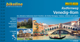 Fietsgids Venetië - Rome | Bikeline Venedig - Rom | ISBN 9783850007764
