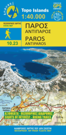 Wandelkaart Paros-Antiparos | Anavasi 10.23 | 1:40.000 | ISBN 9789608195363