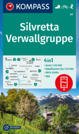 Wandelkaart Silvretta - Verwallgruppe | Kompass 41 | 1:50.000 | ISBN 9783991217671
