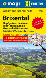 Wandelkaart Brixental XL | Walter Mayr 456 | 1:25.000 | ISBN 9783850264723
