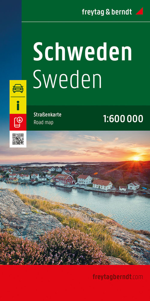 Wegenkaart Zweden - Schweden | Freytag & Berndt | 1:600.000 | ISBN 9783707924015