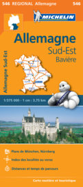 Wegenkaart Duitsland  Bayern - Beieren | 546 Michelin | 1:375.000 | ISBN 9782067183674