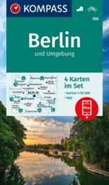 Wandelkaart Kompass 700 Berlin und Umgebung | 1:50.000 / ISBN 9783991219965