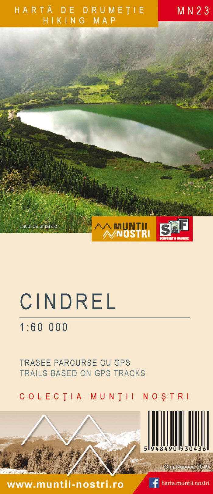 Wandelkaart Cindrel | Schubert & Franzke | 1:50.000 | ISBN 5948490930436