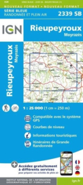 Topo-, wandelkaart Rieupeyroux / Moyrazès |  IGN 2339SB | ISBN 9782758535577