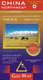 Wegenkaart China Noordwest 04 | Gizimap | 1:2 miljoen | ISBN 9789630080514
