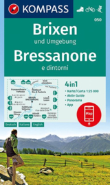 Wandelkaart Brixen - Bressanone | Kompass 050 | 1:25.000 | ISBN 9783990444771