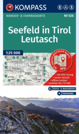 Wandelkaart Seefeld in Tirol - Leutasch | Kompass 026 | 1:35.000 | ISBN 9783991545439