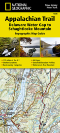 Wandelkaart Appalachian Trail – Delaware Water Gap to Schaghticoke Mountain | 1:63360 | National Geographic 1508 | ISBN 9781597756457