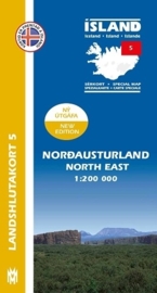 Wegenkaart - Fietskaart  Nordausturland / Noordoost IJsland 05 | 1:200 000 | Mal og menning | ISBN 9789979333807