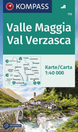 Wandelkaart Valle Maggia - Val Verzasca | Kompass 110 | 1:40.000 | ISBN 9783850269100