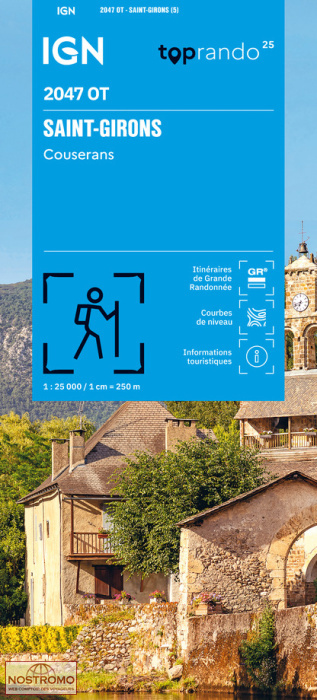 Wandelkaart St.-Girons, Castillons-en-Couserans | Pyreneeën |  IGN 2047OT - IGN 2047 OT | ISBN 9782758557227
