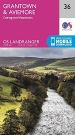 Wandelkaart Grantown And Aviemore - Cairngorms | Ordnance Survey 36 | ISBN 9780319261347