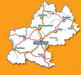 Wegenkaart Midi Pyrenees 2027 | Michelin 17525 | ISBN 9782067271654
