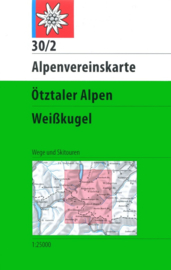 Wandelkaart Ötztaler Alpen Weisskugel 30/2 | OAV | 1:25.000 | 9783928777391
