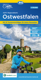 Fietskaart  Ostwestfalen | ADFC regionalkarte | 1:75.000 | ISBN 9783969902332
