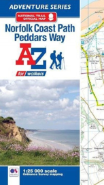 Wandelatlas Norfolk Coast Path & Peddars Way| A-Z Maps | 1:25.000 | ISBN 9781782571919