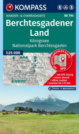 Wandelkaart Berchtesgadener Land / Königssee | Kompass 794 | 1:25.000 | ISBN 9783991544609