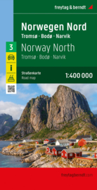 Wegenkaart Noorwegen Noord Narvik 3 | Freytag & Berndt | ISBN 9783707922127