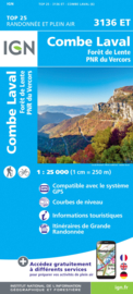 Wandelkaart Combe-Laval, Forêt de Lente, St.-Jeans-en-Royans, Leoncel, la Chapelle-en-Vercors | IGN 3136ET - IGN 31366 ET | ISBN 9782758552192