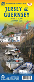 Wegenkaart Jersey - Guernsey - Sark - Alderney (Kanaaleilanden) |1: 18.000 |  ITMB | ISBN 9781771293877