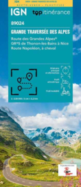Wegenkaart - Fietskaart  Alpes grande traversée - Route des grandes Alpes GR5 | IGN | 1:220.000 | ISBN 9782758555384