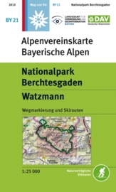 Wandelkaart NP Berchtesgaden/Watzmann | DAV BY21 | 1:25.000 | ISBN 9783937530956