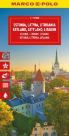 Wegenkaart Baltische Staten | Marco Polo | 1:800.000| ISBN 9783575021922