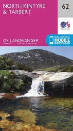 Wandelkaart North Kintyre & Tarbert | Ordnance Survey 14 | ISBN 9780319261606