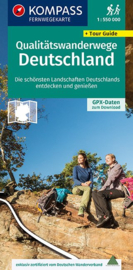 Wandelkaart Lange-Afstandswandelpaden Duitsland | Kompass 2561 | 1:550.000 | ISBN 9783990448168