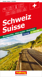 Wegenatlas Zwitserland | Hallwag | 1:250.000 | ISBN 9783828300484