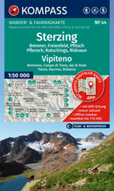 Wandelkaart Sterzing -Vipiteno | Kompass 44 | 1:50.000 - ISBN 9783991541929