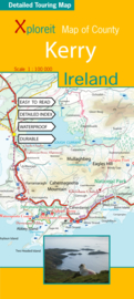 Fietskaart - Wegenkaart Kerry (Ierland) | Xploreit | 1:100.000 | ISBN 9780955265518