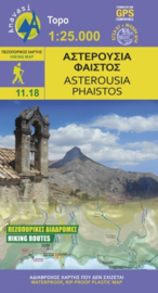 Wandelkaart Asterousia- Phaistos - Kreta | Anavasi 11.18 | 1:25.000 | ISBN 9789609412360