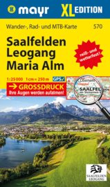 Wandelkaart Saalfelden - Leogang - Maria Alm XL | Walter Mayr 570 | 1:25.000 | ISBN 9783991211068