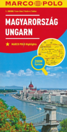 Wegenkaart Hongarije | Marco Polo | 1:300.000| ISBN 9783829738491