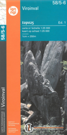 Topografische kaart Belgie NGI 58 / 5-6  Viroinval | 1:25.000 - ISBN 9789462353893