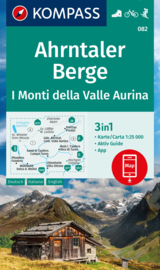 Wandelkaart Ahrntaler Berge / Monti della Valle Aurina | Kompass 082 | 1:25.000 | ISBN 9783991215875