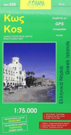 Wegenkaart Kos | Orama | 1:75.000 | ISBN 9789608385887