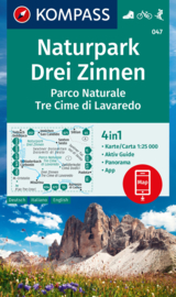 Wandelkaart Drei Zinnen / Tre Cime di Lavaredo | Kompass 047 | 1:25.000 | 9783991219743