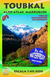 Wandelkaart Toubkal, Hoge Atlas - Marokko | Piolet 1: 40.000 | ISBN 9788495945426
