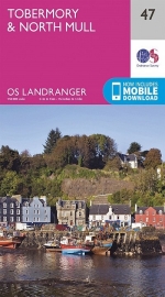 Wandelkaart Tobermory & North Mull | Ordnance Survey 47 | ISBN 9780319261453