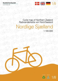 Fietskaart Noord-Sjaelland | Scanmaps nr. 1 | 1:100.000 | ISBN 9788779671768