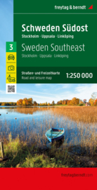 Wegenkaart Zweden nr. 3 |  Freytag & Berndt Zweden Zuidoost | ISBN 9783707919936