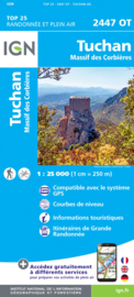 Wandelkaart Tuchan, Massif des Corbieres, Mouthoumet | Pyreneeën | IGN 2447OT - IGN 2447 OT | ISBN 9782758546481