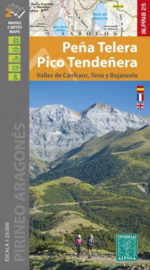 Wandelkaart Pena Telera - Pico Tendenera | Editorial Alpina | Centrale Pyreneeën | 1:25.000 | ISBN 9788480909761
